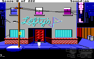 screenshot of Leisure Suit Larry in the Land of the Lounge Lizards