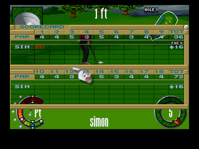 screenshot of The Scottish Open: Virtual Golf