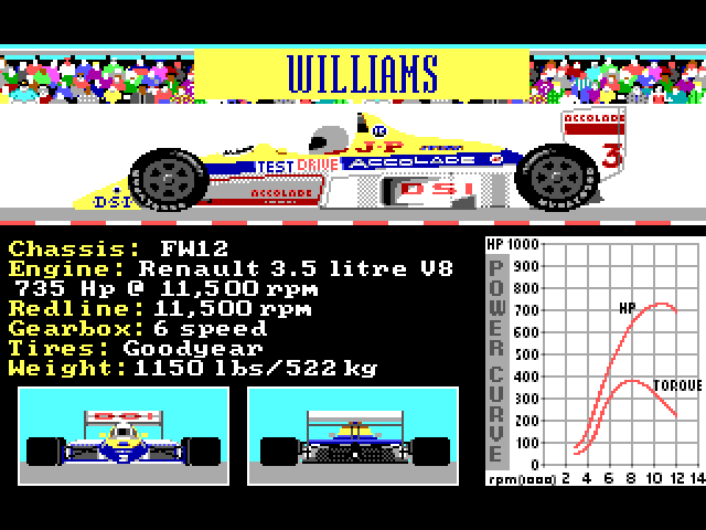 screenshot of Grand Prix Circuit