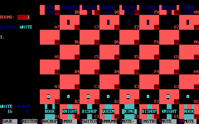 screenshot of Tommy's Chess Set