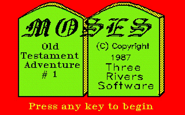 screenshot of Moses: Old Testament Adventure #1