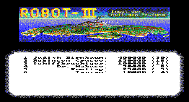 screenshot of Robot III: Insel der heiligen Prüfung
