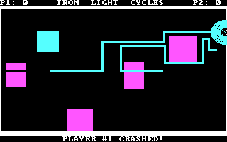 screenshot of Tron Light Cycles