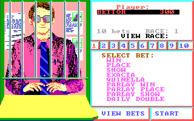 screenshot of Daily Double Horse Racing