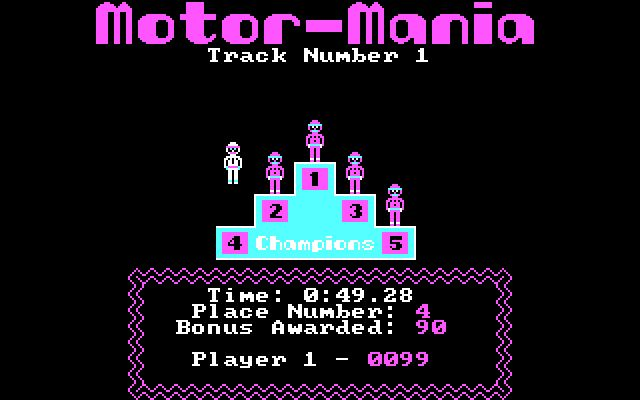 screenshot of Motor-Mania