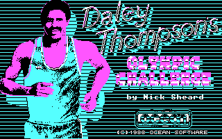screenshot of Daley Thompson's Olympic Challenge
