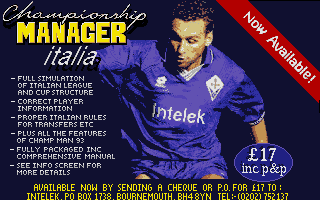 screenshot of Championship Manager 93