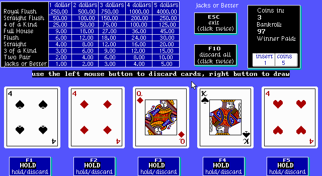 screenshot of Poker Galore