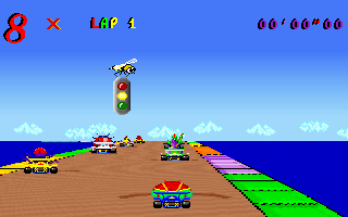 screenshot of Skunny Kart