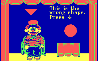 screenshot of Ernie's Magic Shapes