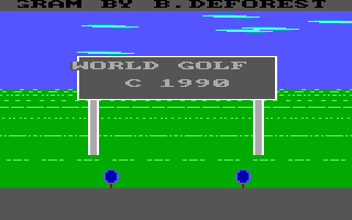 screenshot of World Golf 2