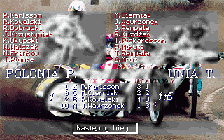 screenshot of Speedway Manager '96