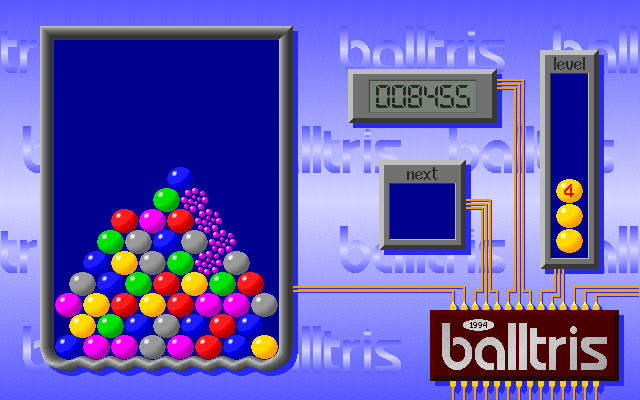 screenshot of Balltris