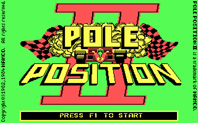 screenshot of Pole Position II