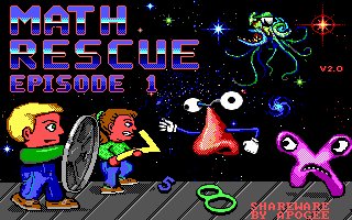 screenshot of Math Rescue