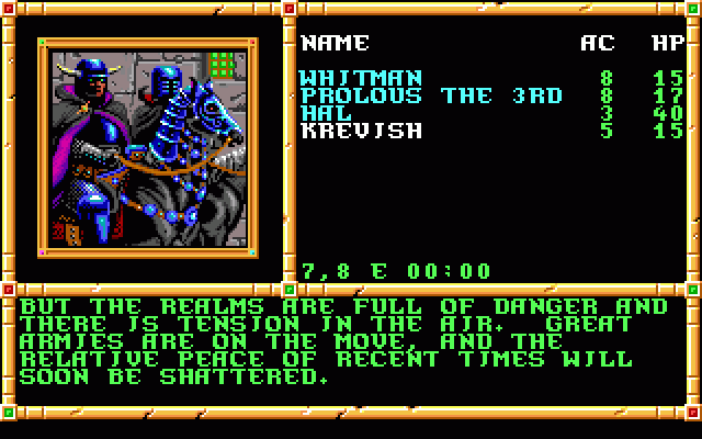 screenshot of Gateway to the Savage Frontier