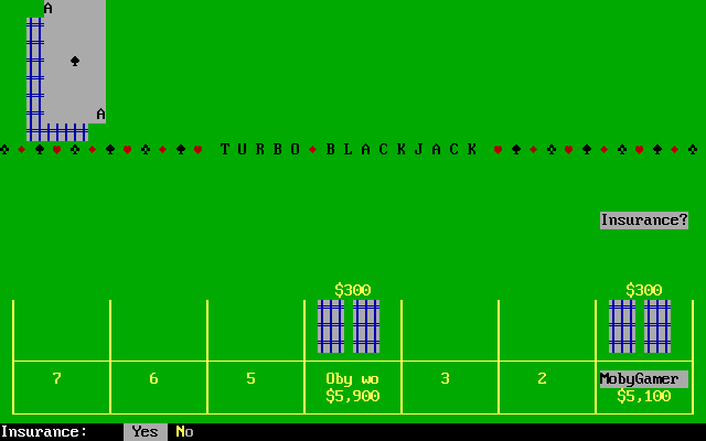 screenshot of Turbo Blackjack