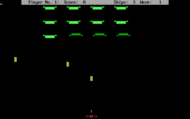 screenshot of Super Stupid Space Invaders    