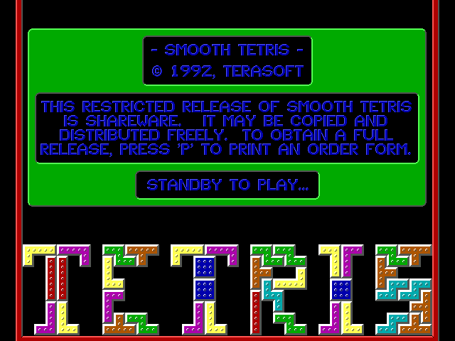 screenshot of Smooth Tetris
