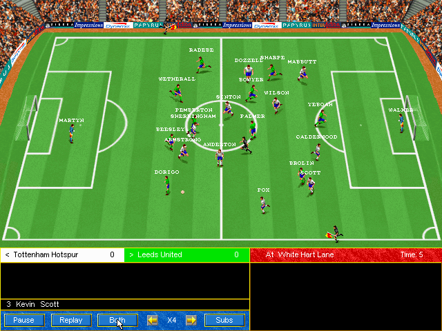 screenshot of Ultimate Soccer Manager 2