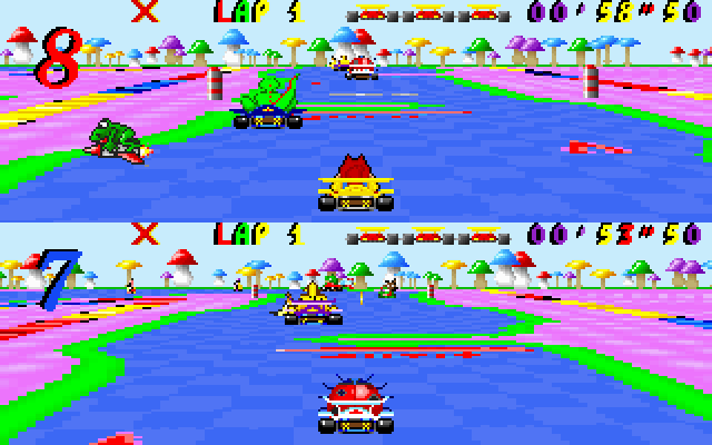 screenshot of Skunny Kart