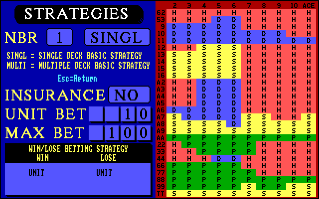 screenshot of Blackjack Plus