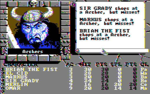 screenshot of The Bard's Tale II: The Destiny Knight