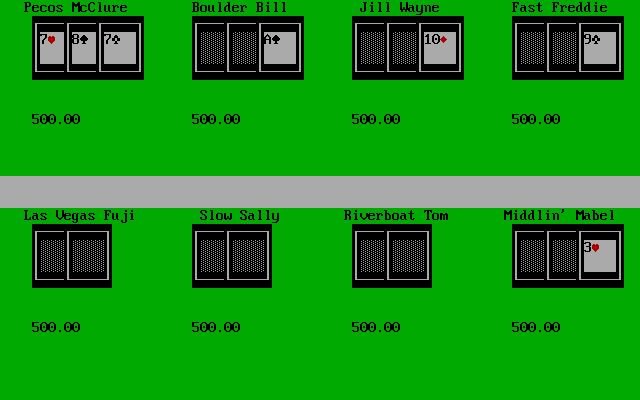 screenshot of Poker Challenge: 7 Card Stud Version