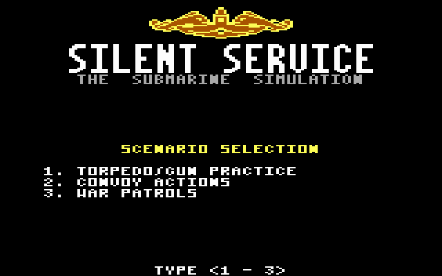 screenshot of Silent Service