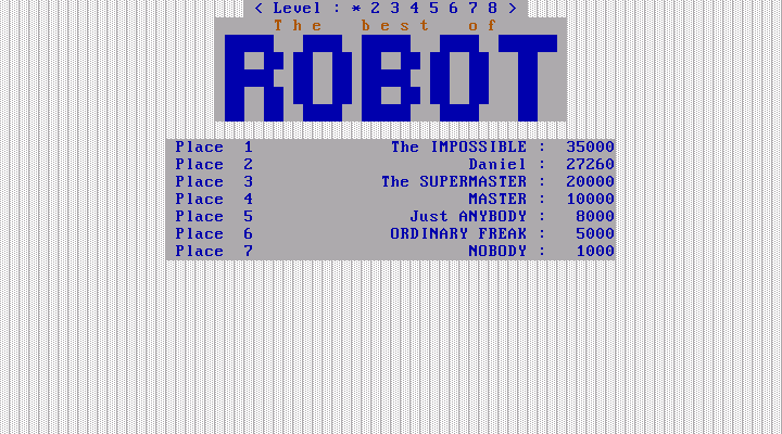 screenshot of Game of Robot