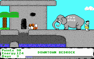 screenshot of The Flintstones: Dino: Lost in Bedrock