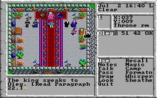 screenshot of The Magic Candle II: The Four and Forty