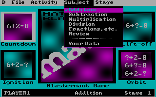 Math Blaster Plus! | 🕹️Play Math Blaster Plus! Online | DOS Game In Browser
