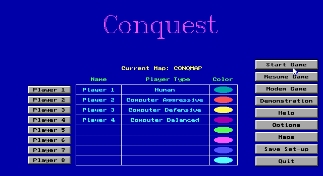 screenshot of Conquest