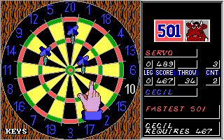 screenshot of Bully's Sporting Darts