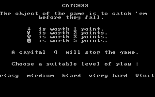 screenshot of Catch88