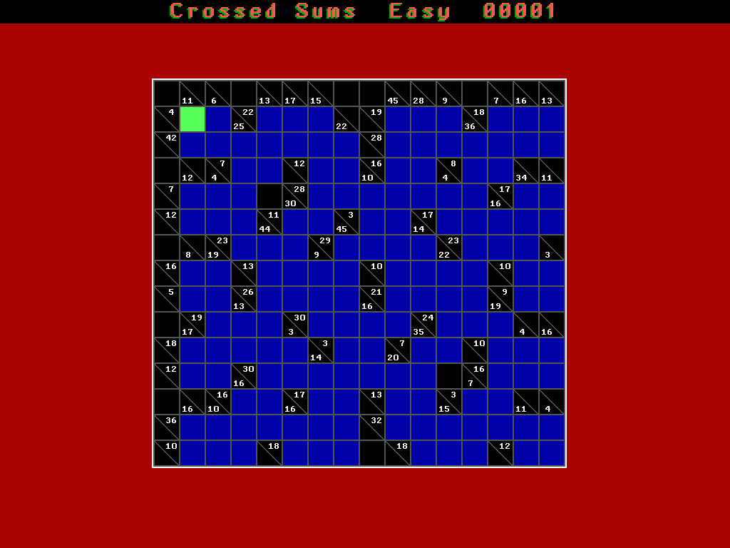 screenshot of Computer Puzzles Unlimited