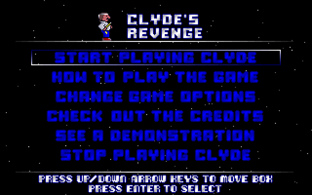 screenshot of Clyde's Revenge