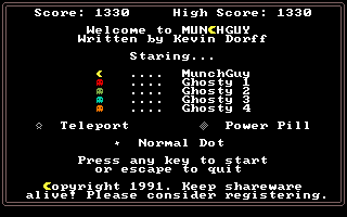 screenshot of Munch Guy