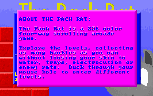 screenshot of The Pack Rat