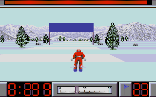screenshot of Super Ski II