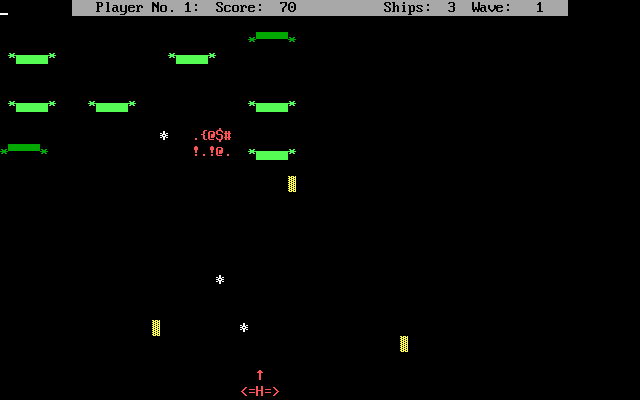 screenshot of Super Stupid Space Invaders    