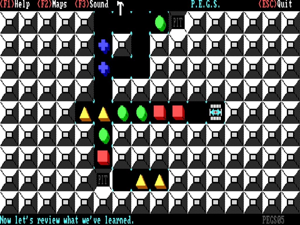 screenshot of Bez Pegs