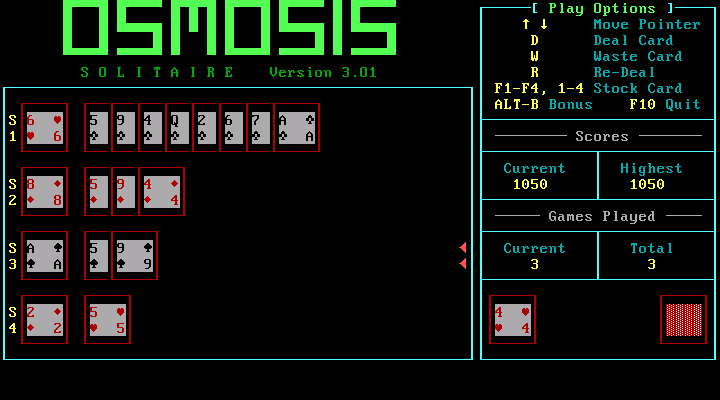 screenshot of Osmosis Solitaire