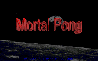 screenshot of Mortal Pong