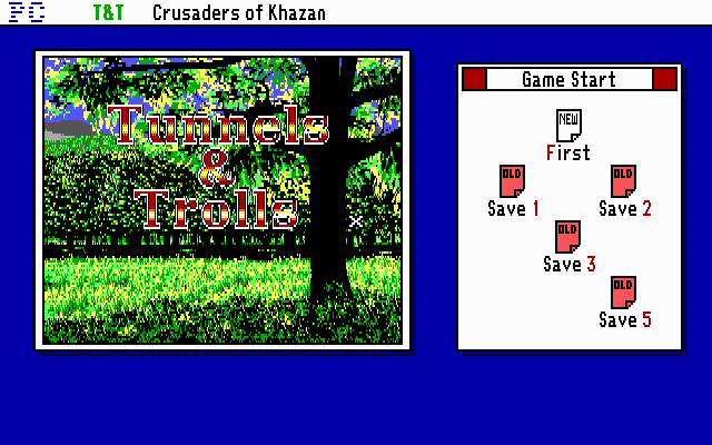 screenshot of Tunnels & Trolls: Crusaders of Khazan