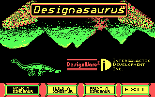 screenshot of Designasaurus