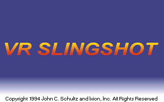 screenshot of VR Slingshot