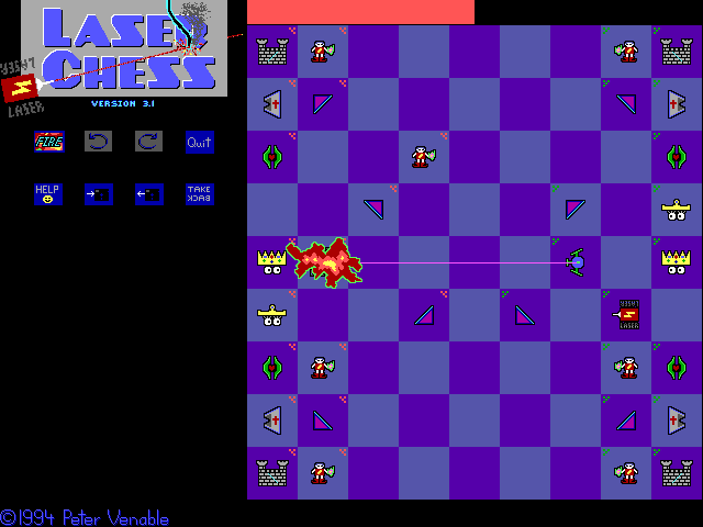 screenshot of Laser Chess