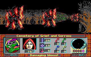 screenshot of Curse of the Catacombs